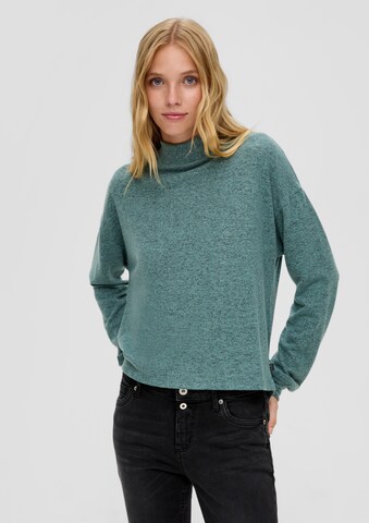 QS Shirt in Grün: Vorderseite