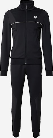Sergio Tacchini Strój do biegania 'Vega ' w kolorze czarny: przód