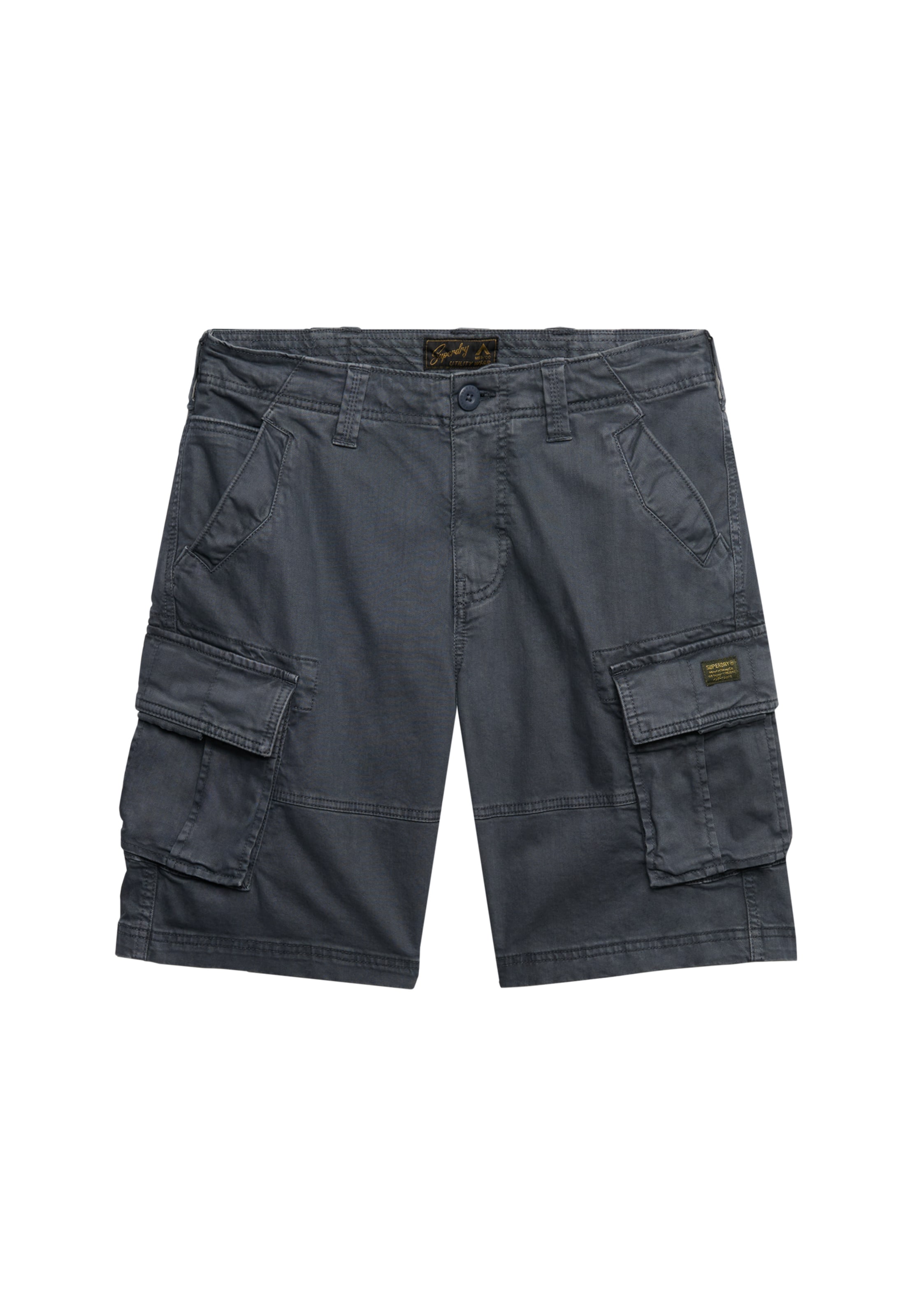 Superdry & Co Cargo Pants 'Core' in Grey: front