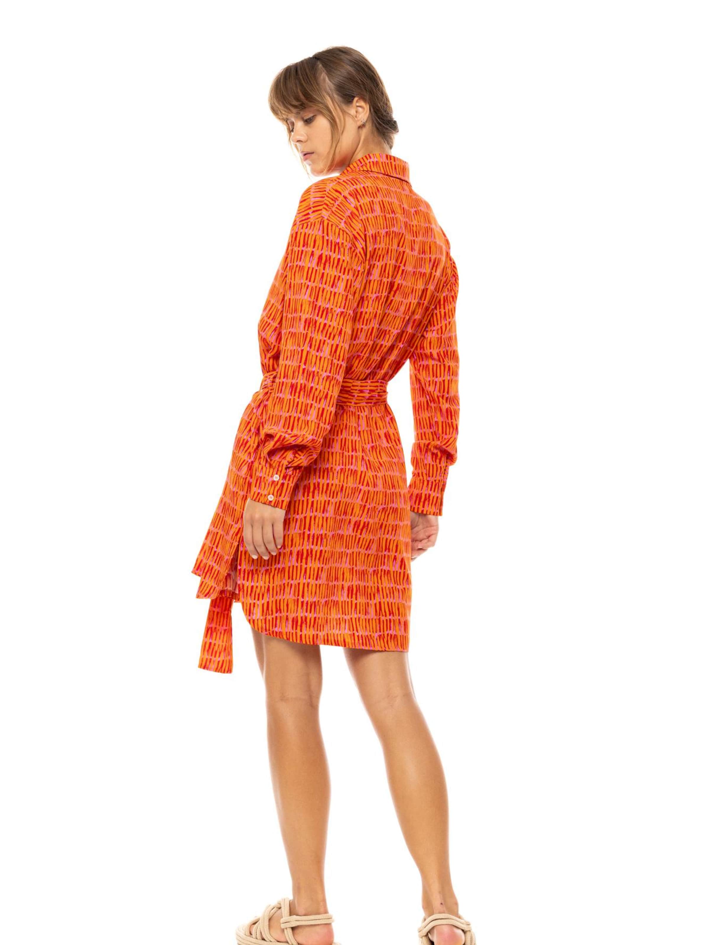 Pink Label Zomerjurk in Oranje