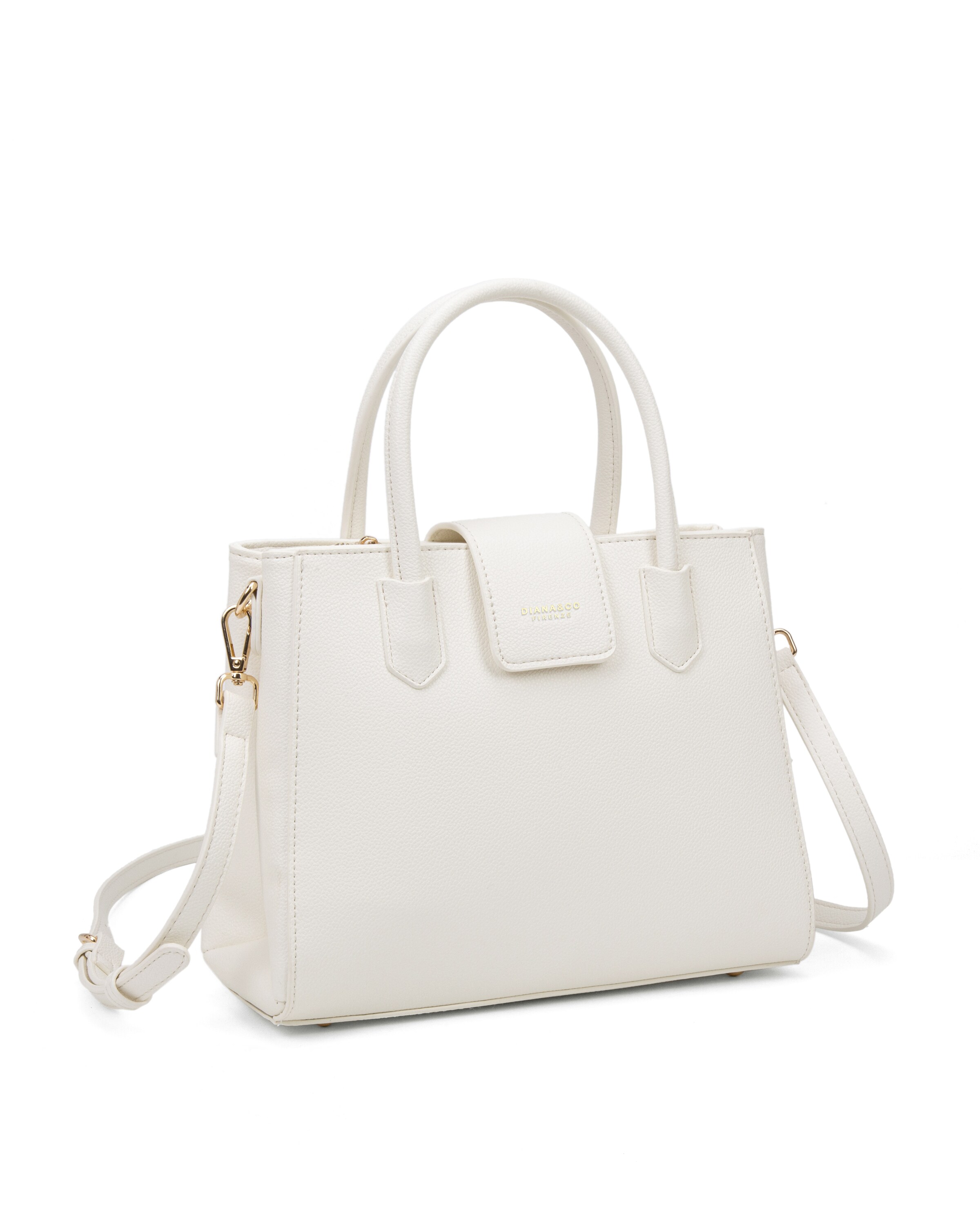 Borsa a mano di Diana&Co. in bianco: frontale