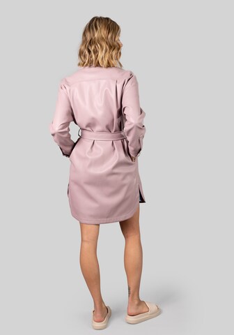 Fuchs Schmitt Between-Seasons Coat in Pink