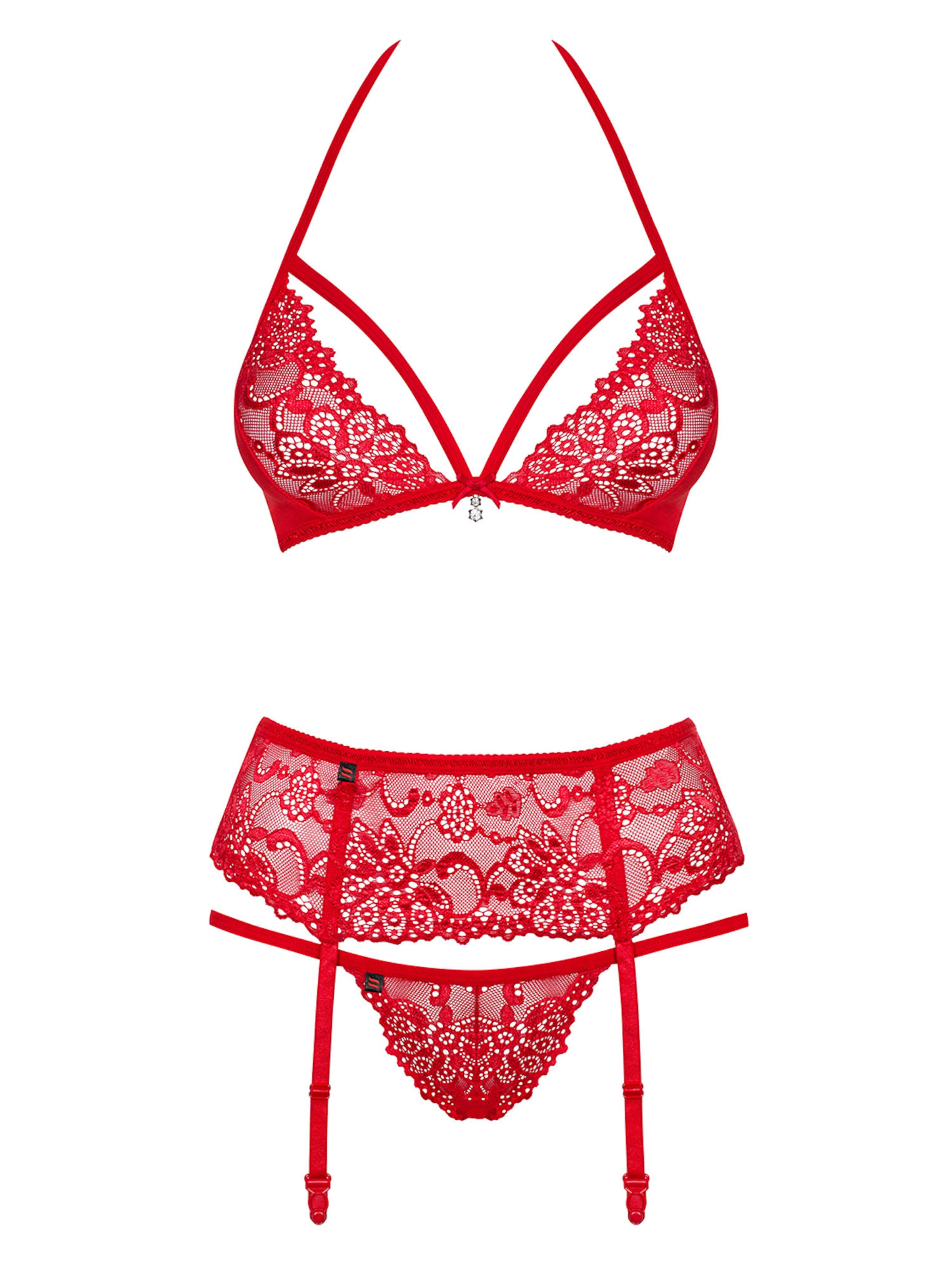 Obsessive Minimiser Underwear Sets in Red