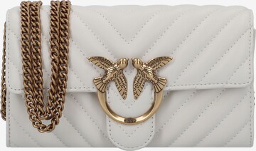 PINKO Clutch 'Love One' in White: front