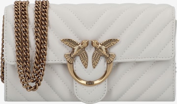 PINKO Clutch 'Love One' in White: front