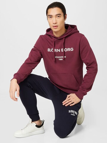 BJÖRN BORG Athletic Sweatshirt in Purple