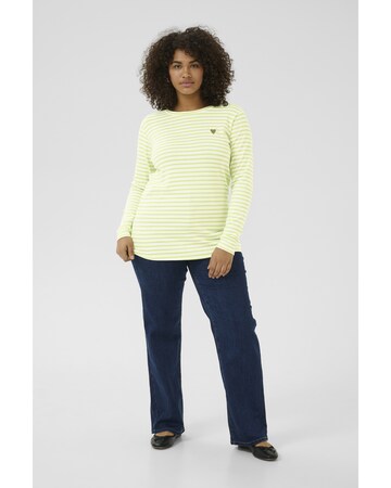 KAFFE CURVE Shirt 'Lia' in Green