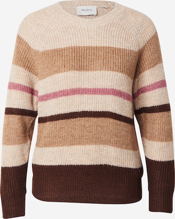 Pepe Jeans Neulepaita 'Cassandra' värissä beige: etupuoli