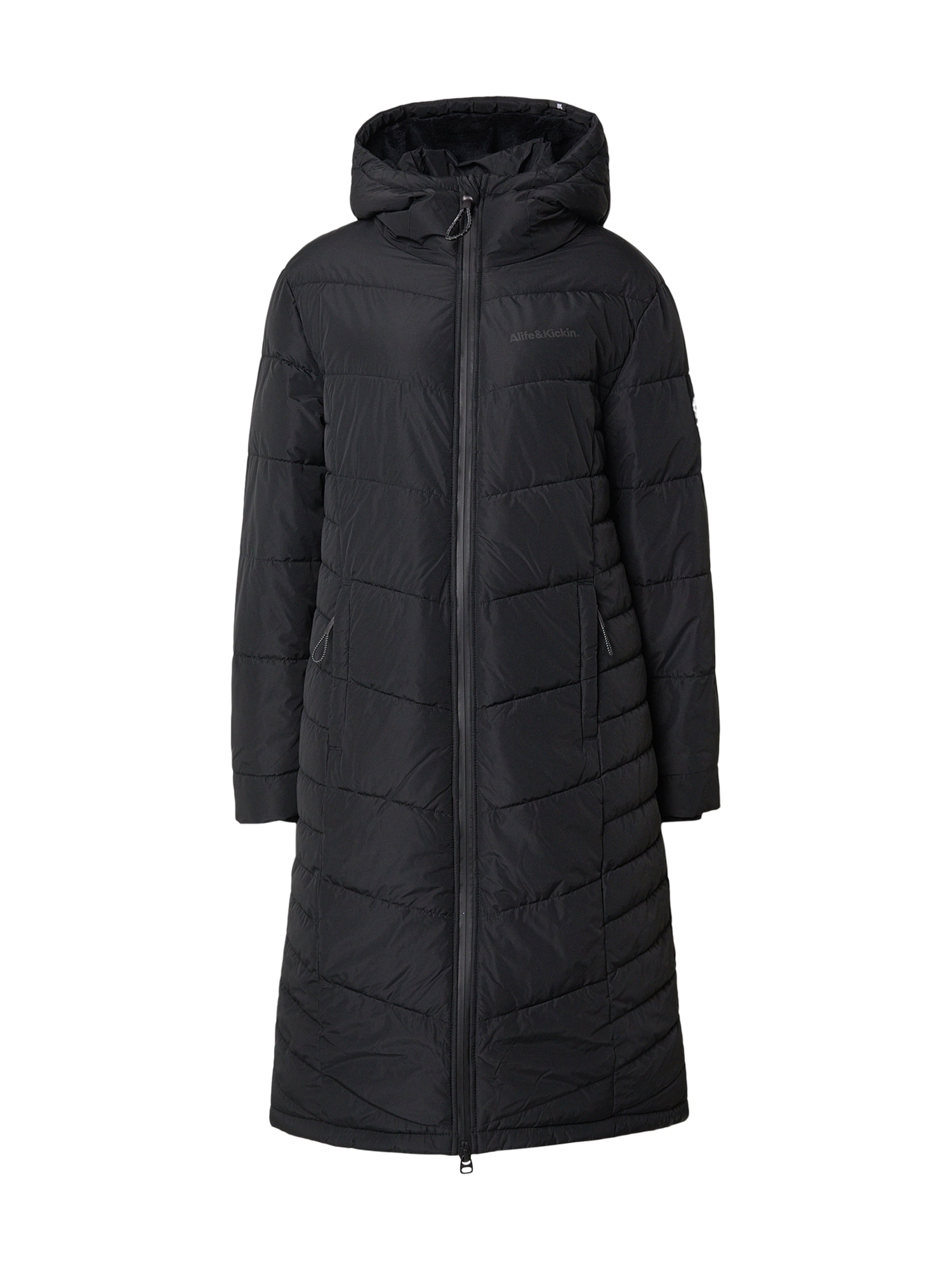 alife & kickin Зимнее пальто 'VedaAK A' в Черный: спереди