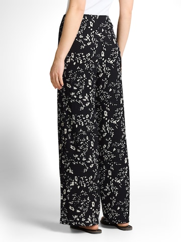 TOM TAILOR DENIM Wide leg Trousers in Black