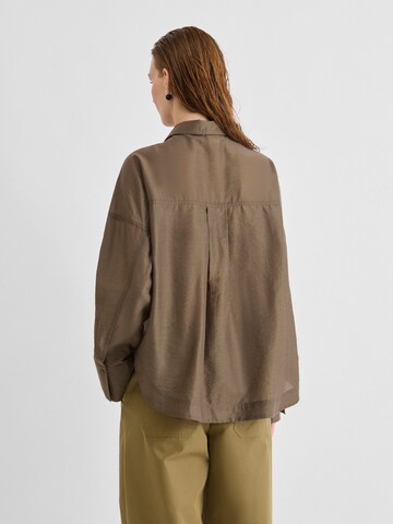 ROUGE EDIT Blouse in Brown