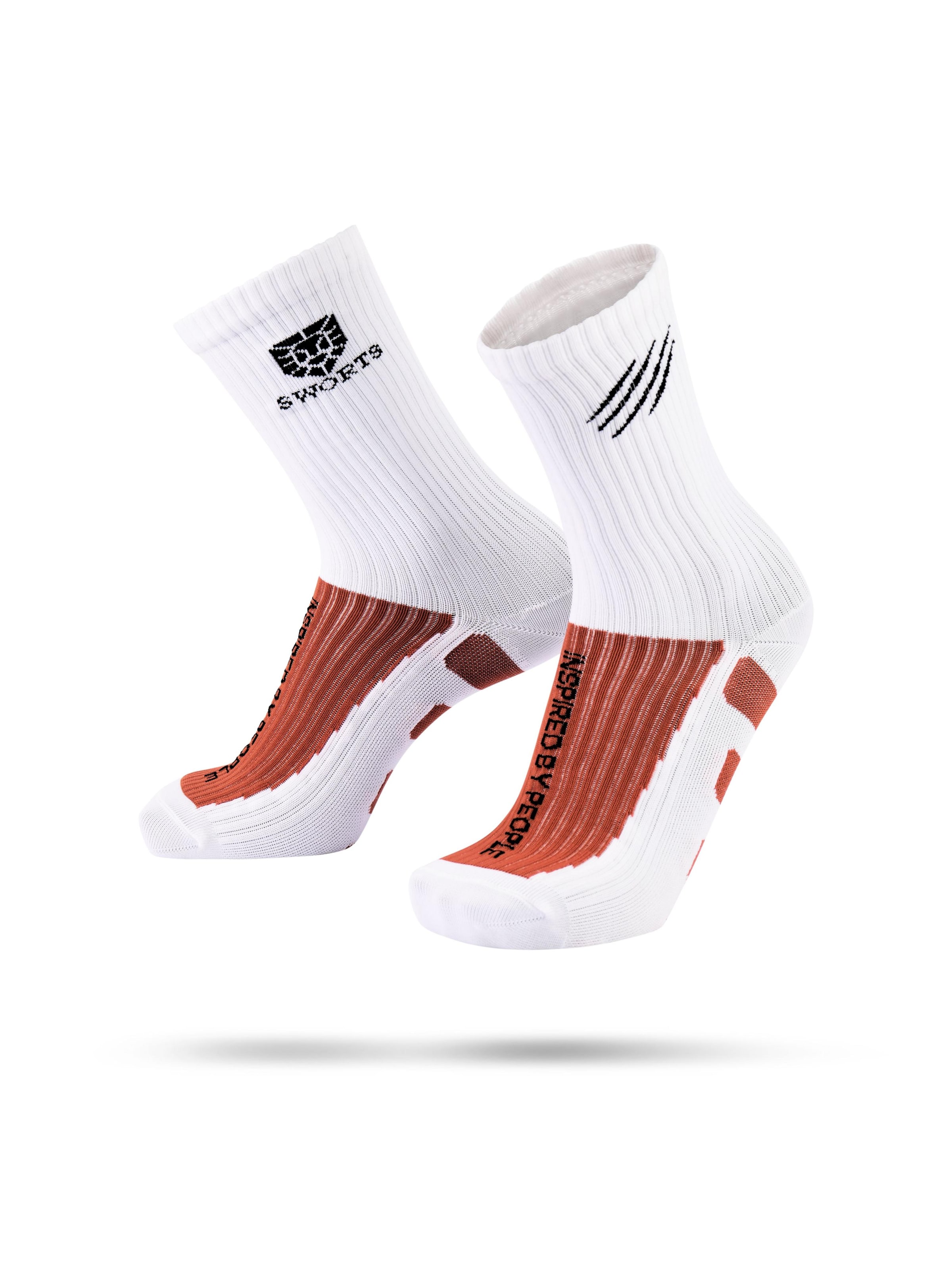 SWORTS Sportsocken 'PAW'‌‌‌‌‌‌‌‌‌ in Weiß: Vorderseite