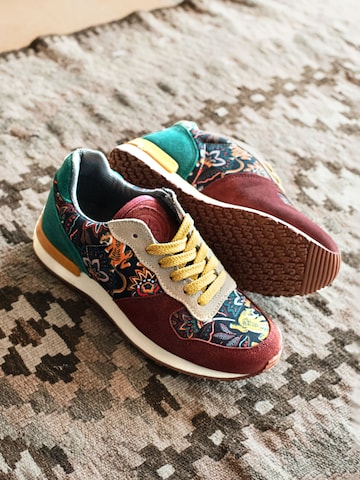inkkas Sneakers laag 'Yuuki' in Bruin