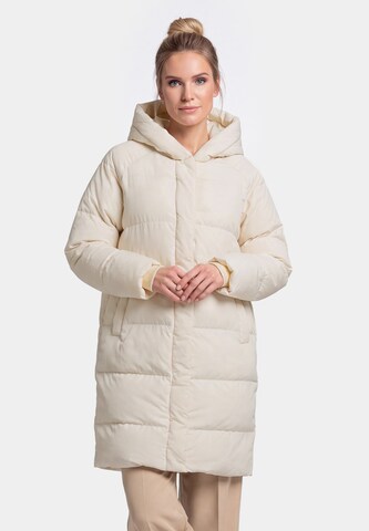 Manteau d’hiver usha WHITE LABEL en beige : devant
