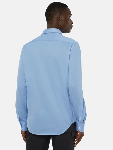 Coupe regular Chemise Boggi Milano en bleu