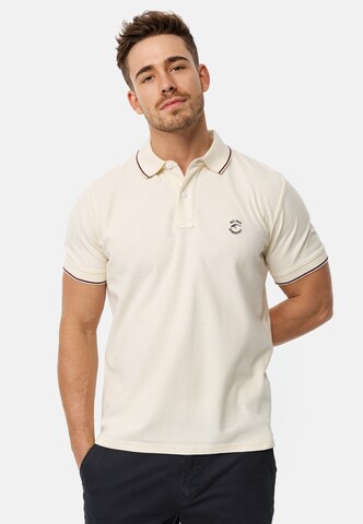 INDICODE JEANS Shirt in Beige: front