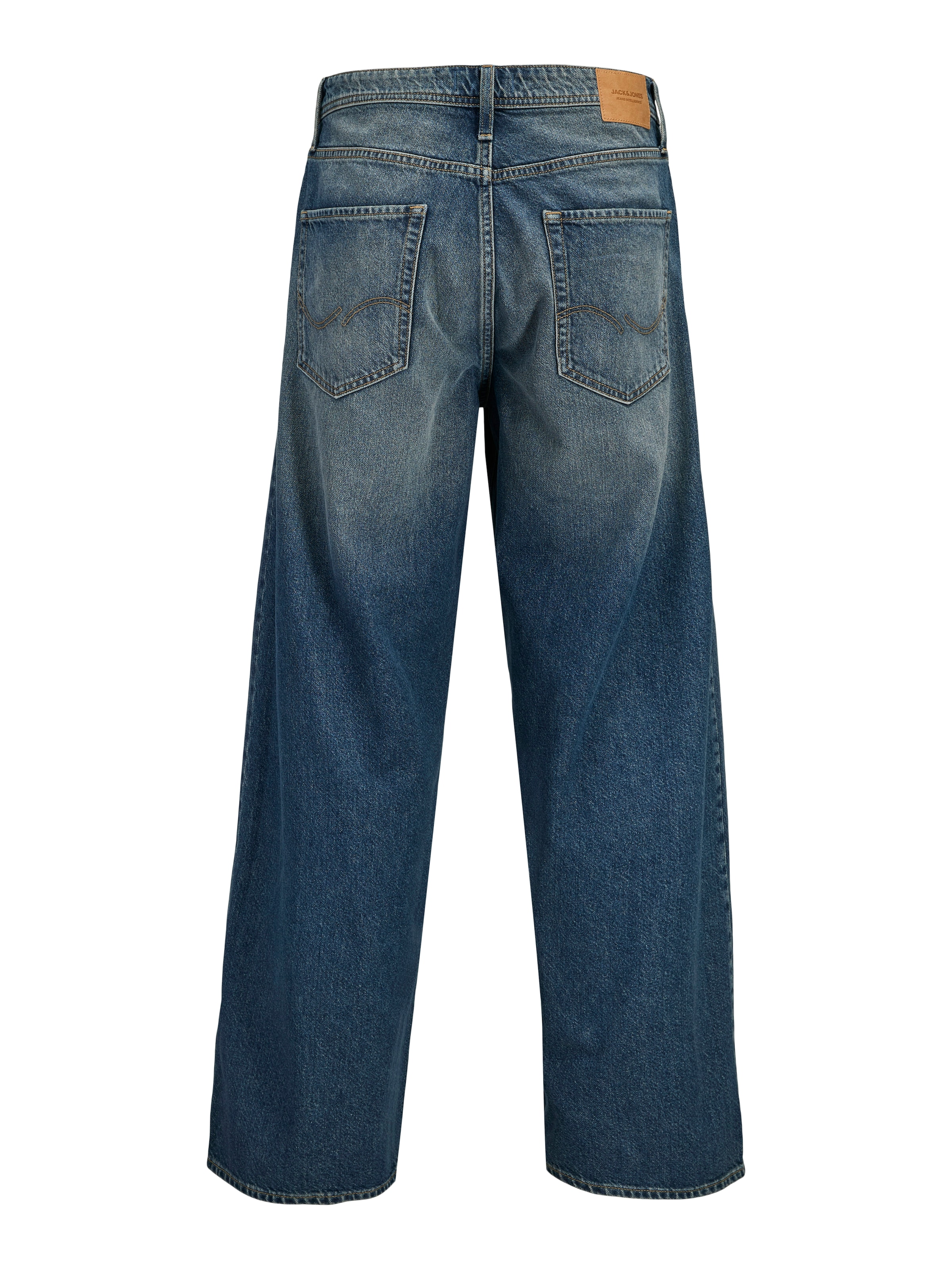 Wide Leg Jean 'JJIDave JJOriginal' JACK & JONES en bleu