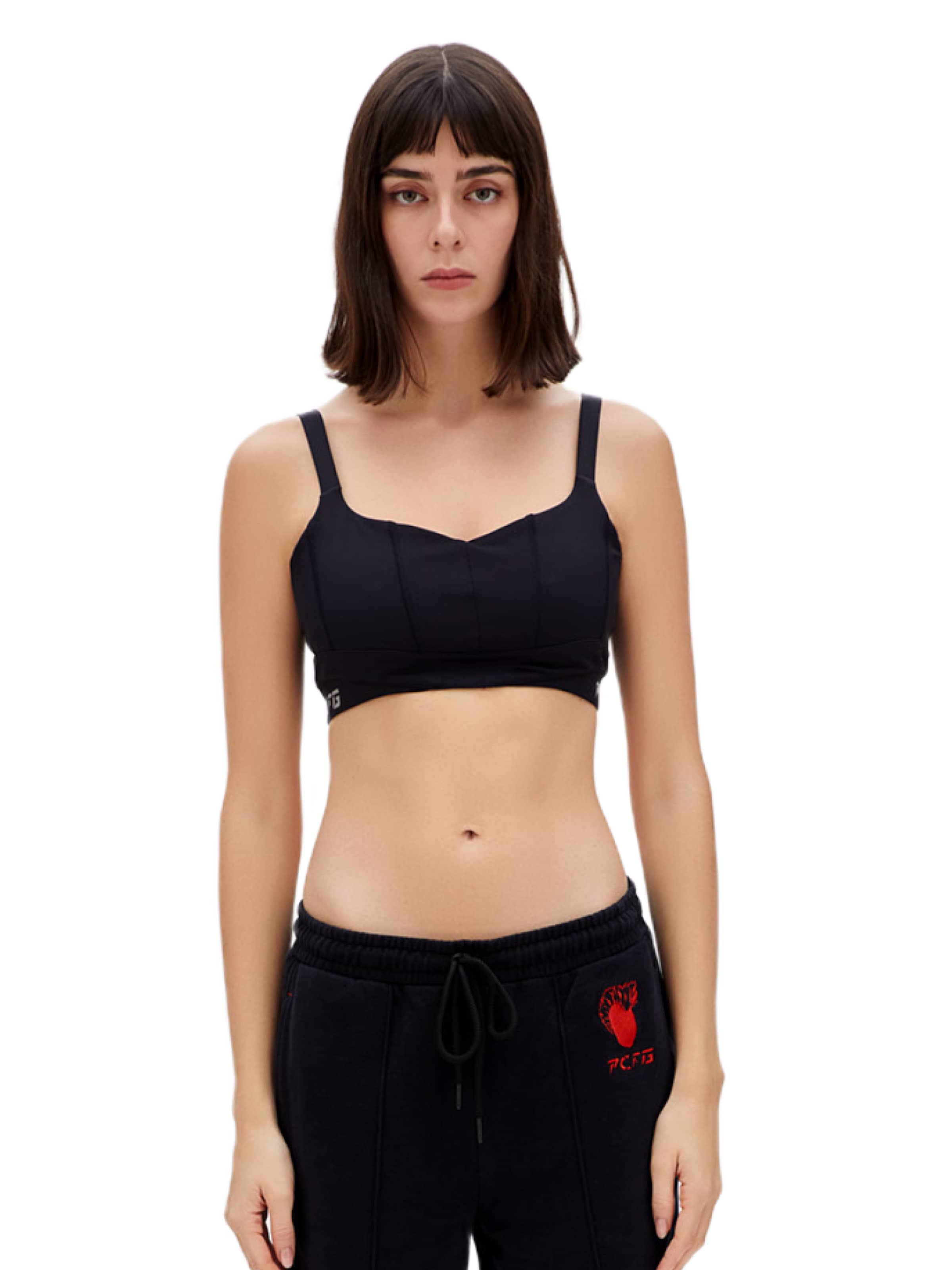 PCFG Sporttop in Schwarz: Vorderseite