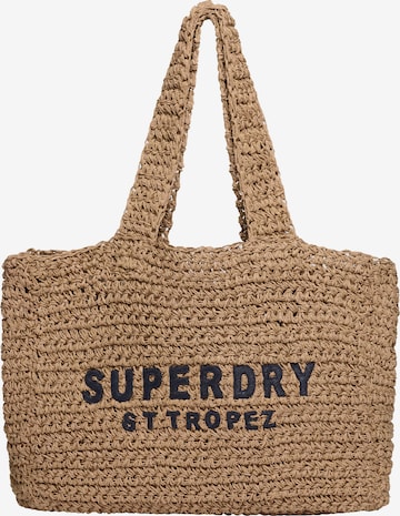 Cabas Superdry & Co en marron : devant