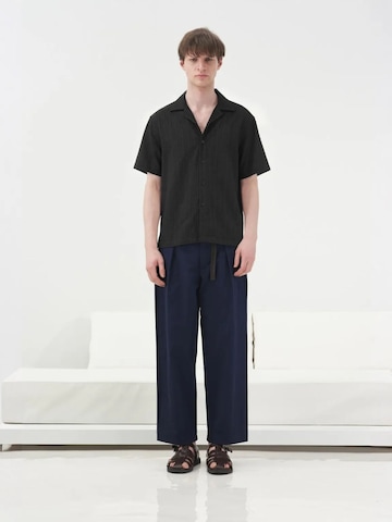 Coupe regular Chemise Giesto en noir