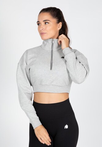 Gorilla Wear Sportief sweatshirt 'Ocala ' in Grijs: voorkant