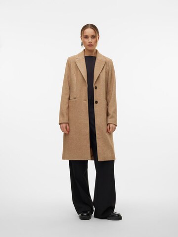 VERO MODA Between-Seasons Coat 'VMBlaza' in Brown