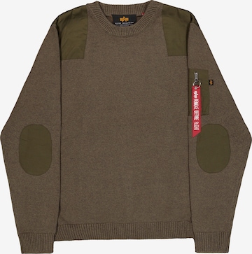 žalia ALPHA INDUSTRIES Megztinis: priekis