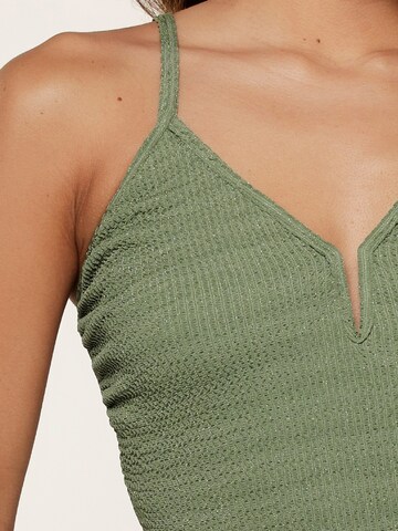 Triunghi Costum de baie întreg de la LingaDore pe verde