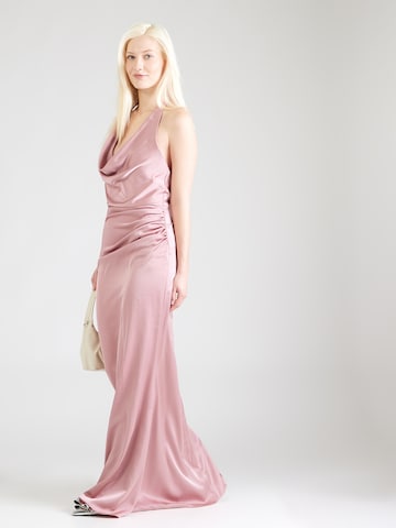 mascara Evening Dress in Pink