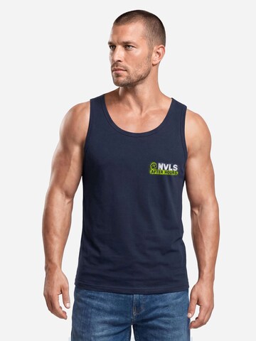Neverless Shirt 'NVLS After Hours' in Blue: front
