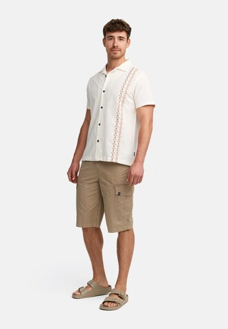 INDICODE JEANS Regular fit Overhemd 'Cotta' in Wit
