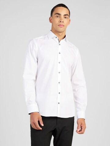 OLYMP - Ajuste regular Camisa de negocios 'Level 5' en gris: frente