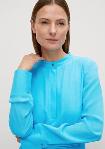 COMMA Shirt Dress in Blue