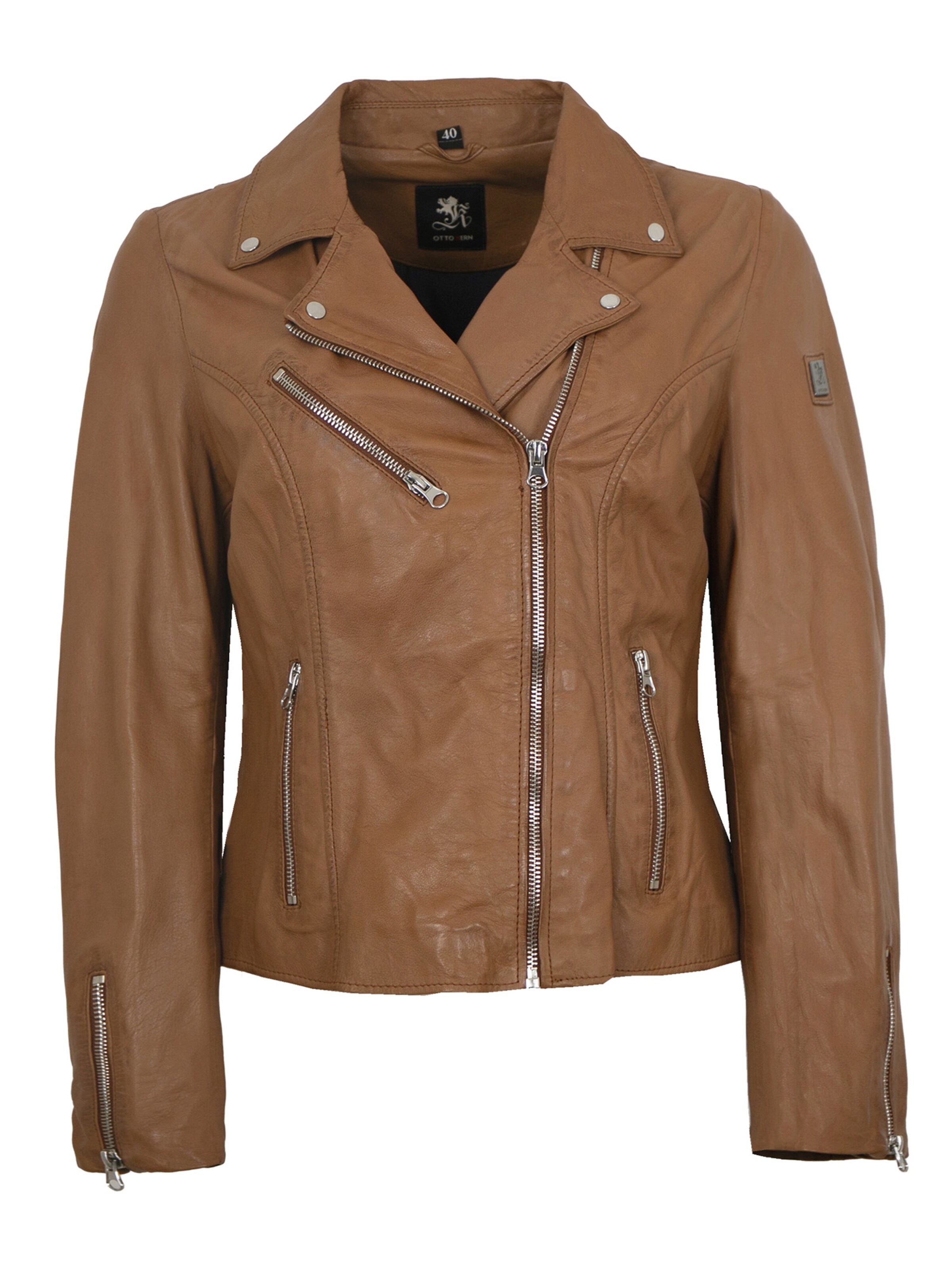 OTTO KERN Übergangsjacke 'Ghost'‌‌ in Braun: Vorderseite