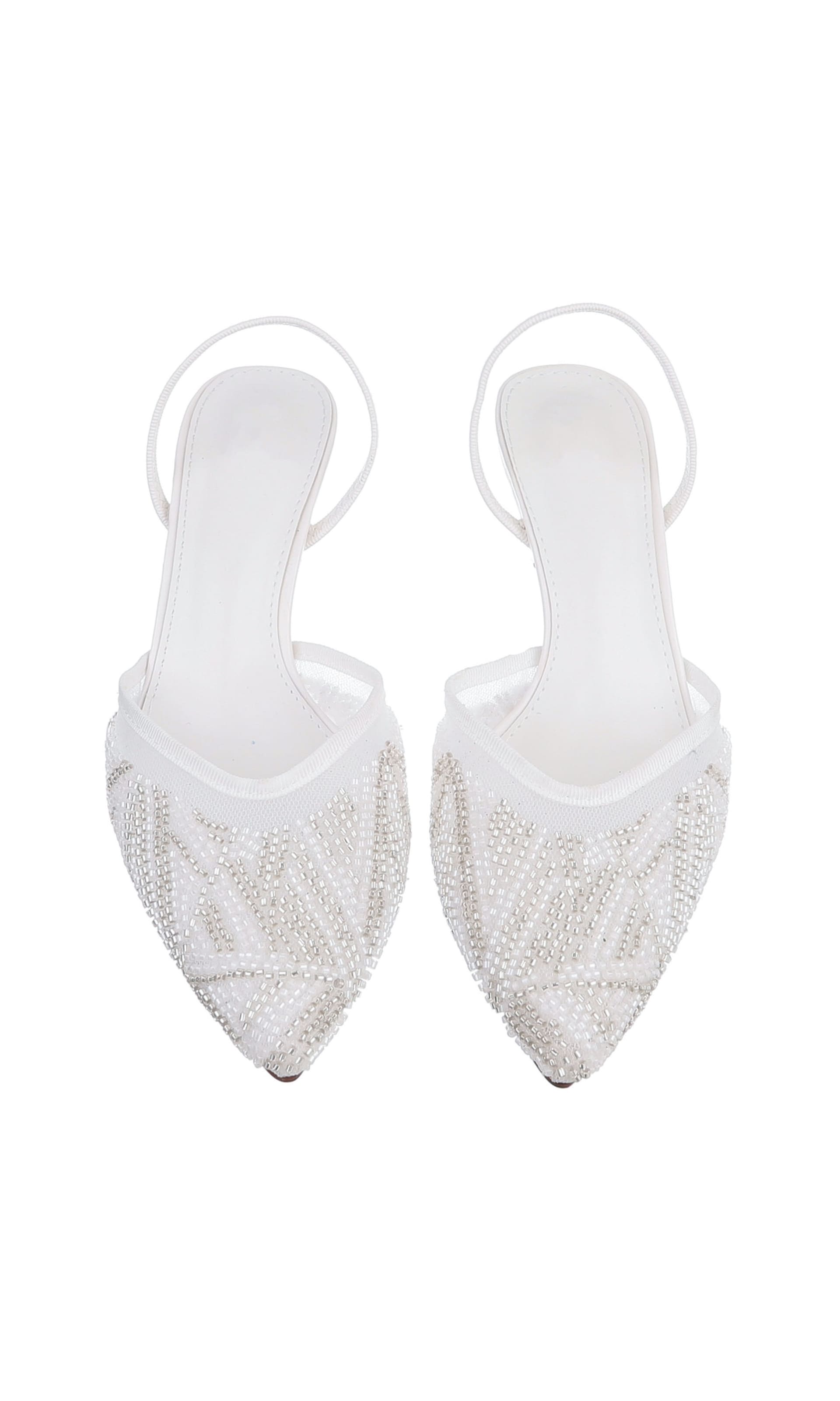 Ital-Design Slingback Pumps in White