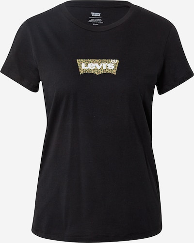LEVI'S ® T-Shirt 'The Perfect Tee' in braun / schwarz / weiß, Produktansicht