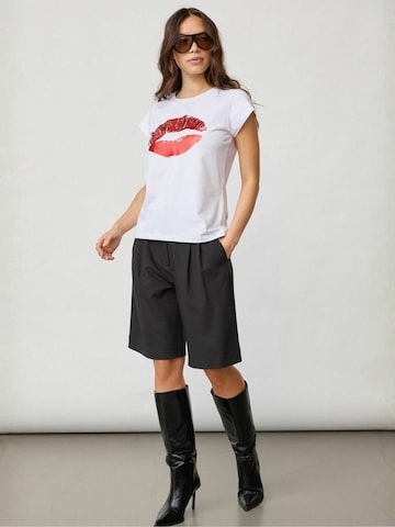 co'couture - Top ' Kiss ' en rojo