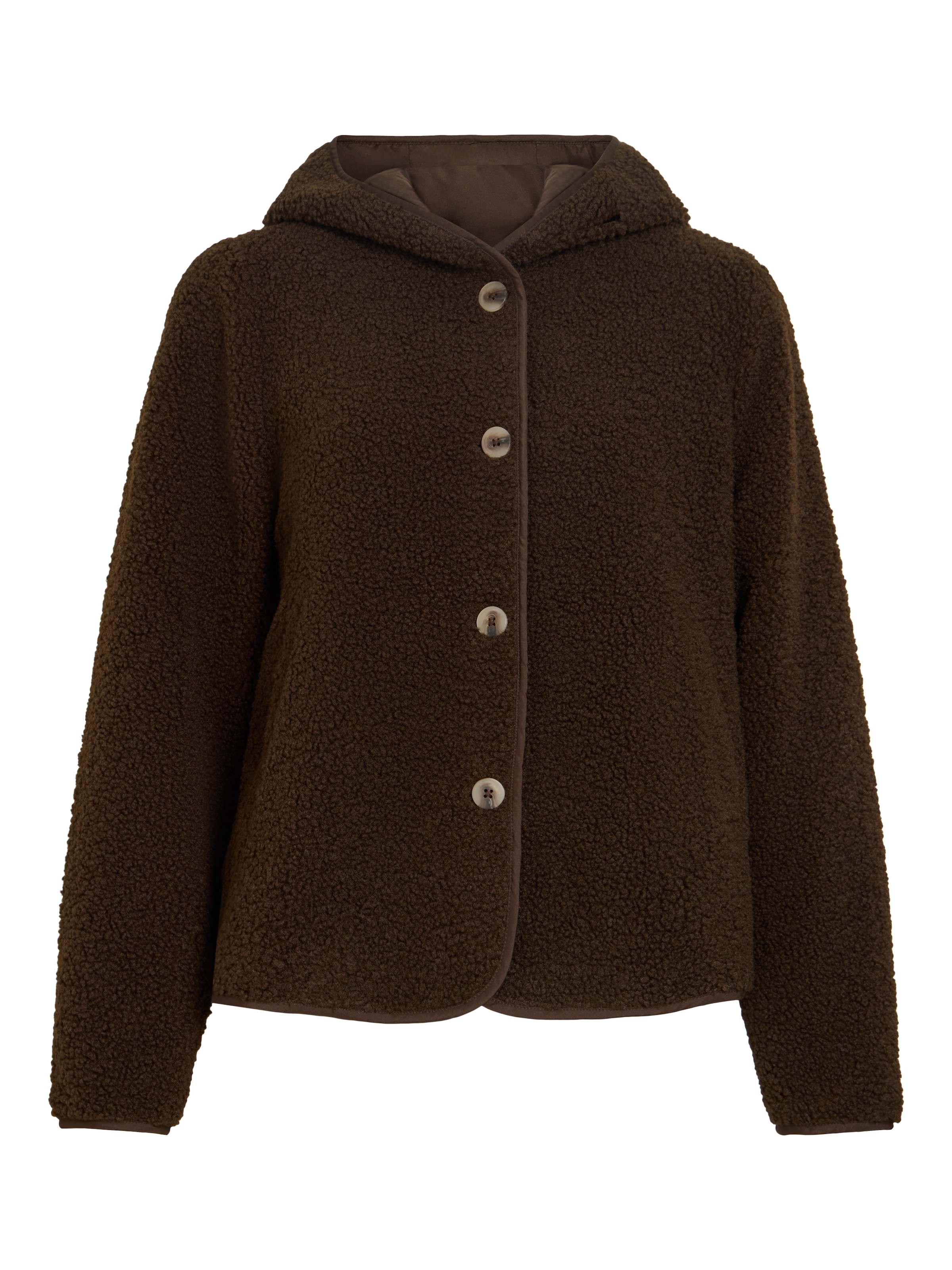 Veste mi-saison 'VIADA' VILA en marron : devant