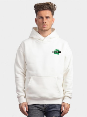 Richesse Sweatshirt 'DREAM HOODIE CREME' in Beige: front