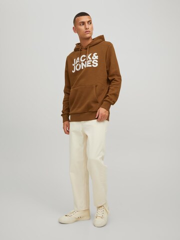 JACK & JONES Sweatshirt in Brown