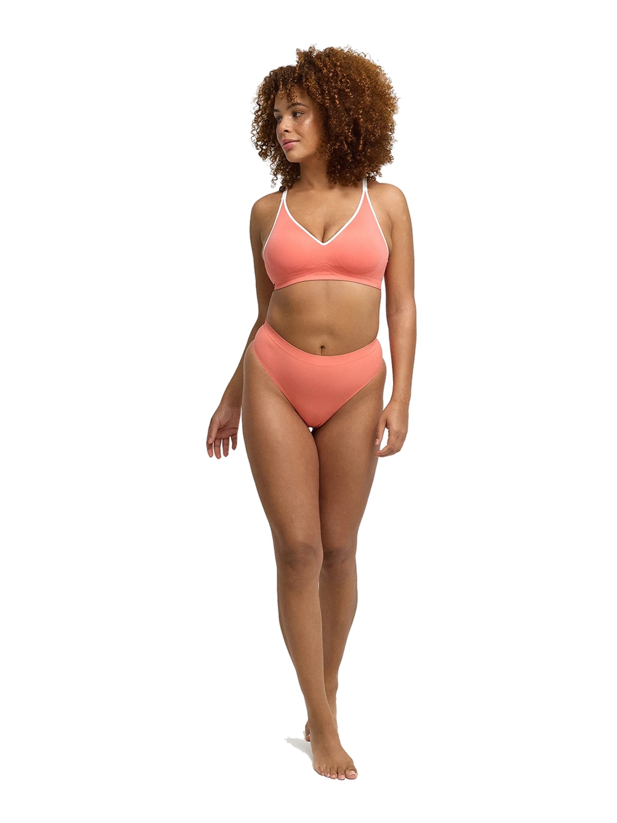 Push-up Soutien-gorge 'Lined Comfort Push-Up BH' cfab (formerly creamy fabrics) en orange