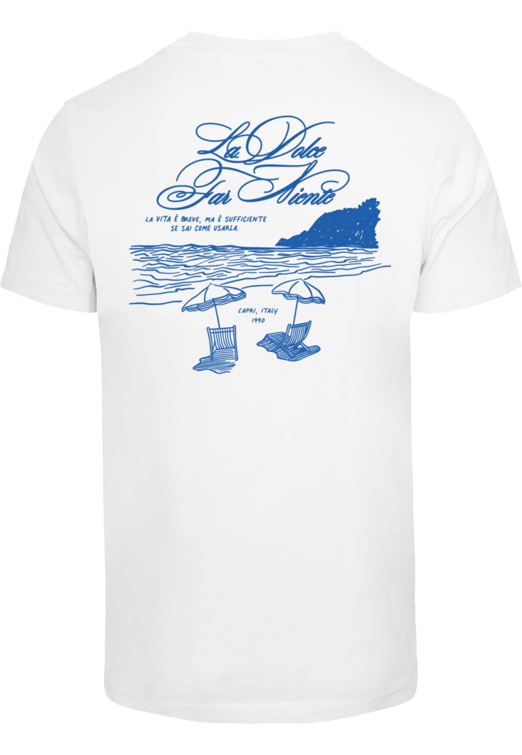 Mister Tee Bluser & t-shirts 'La Vita E Breve' i hvid