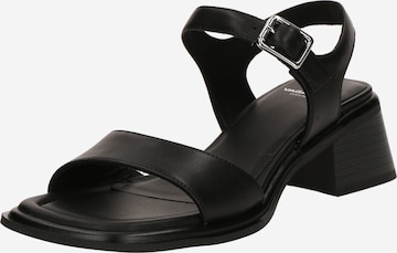 juoda VAGABOND SHOEMAKERS Sandalai 'INES': priekis