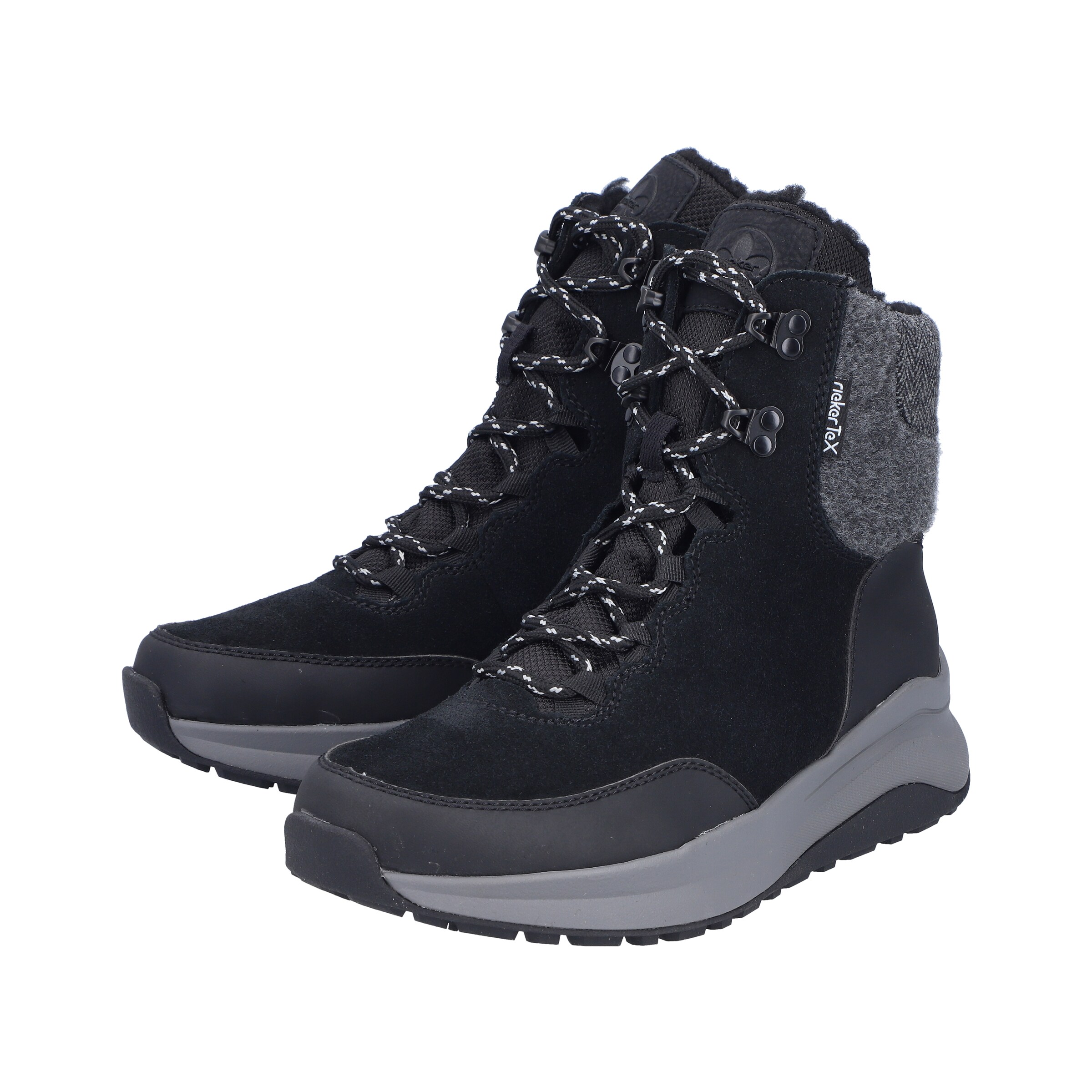 Bottines à lacets 'Z0926' Rieker en noir