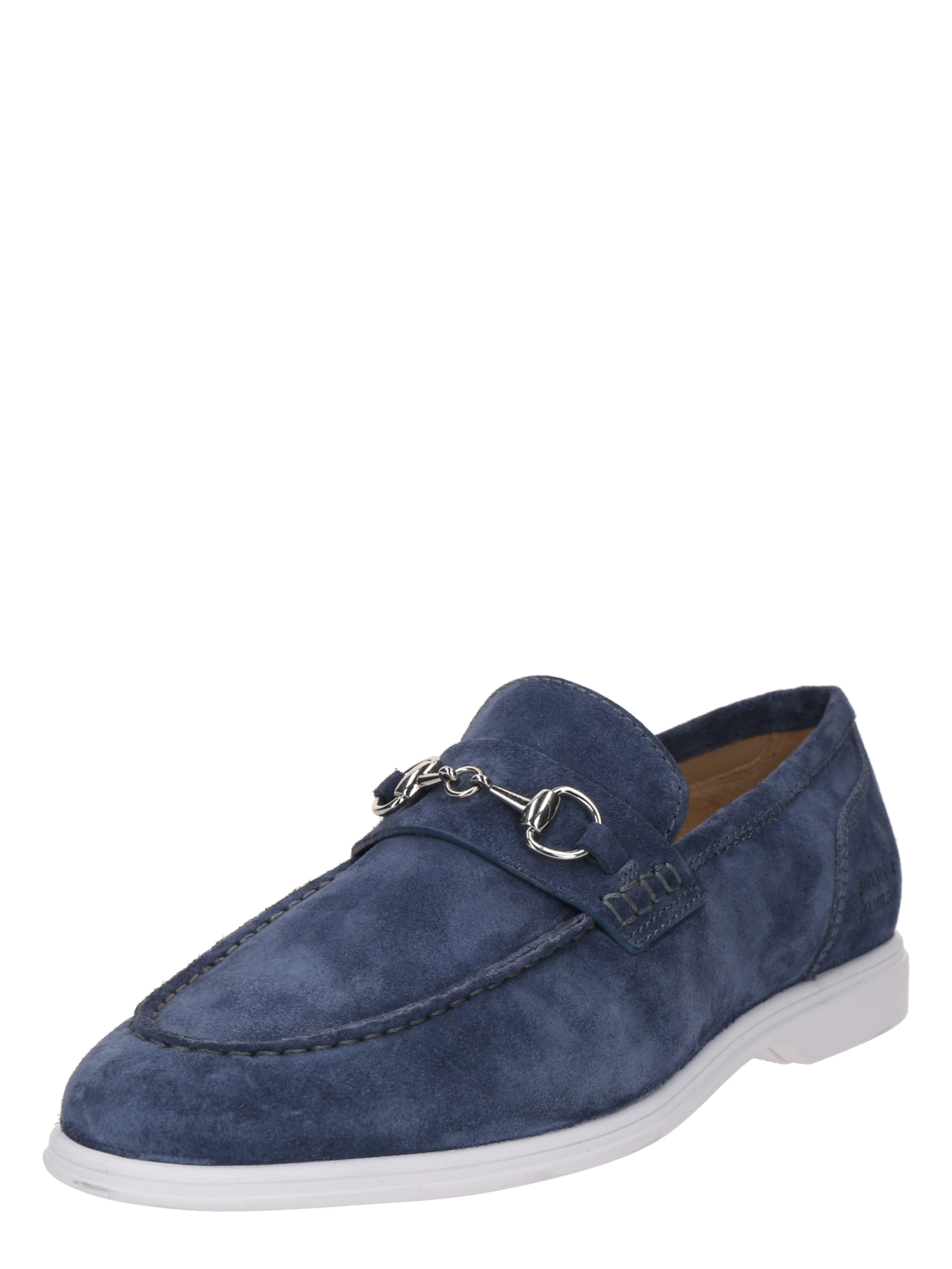 MELVIN & HAMILTON Slip-ons 'Earl 28' in Blue: front