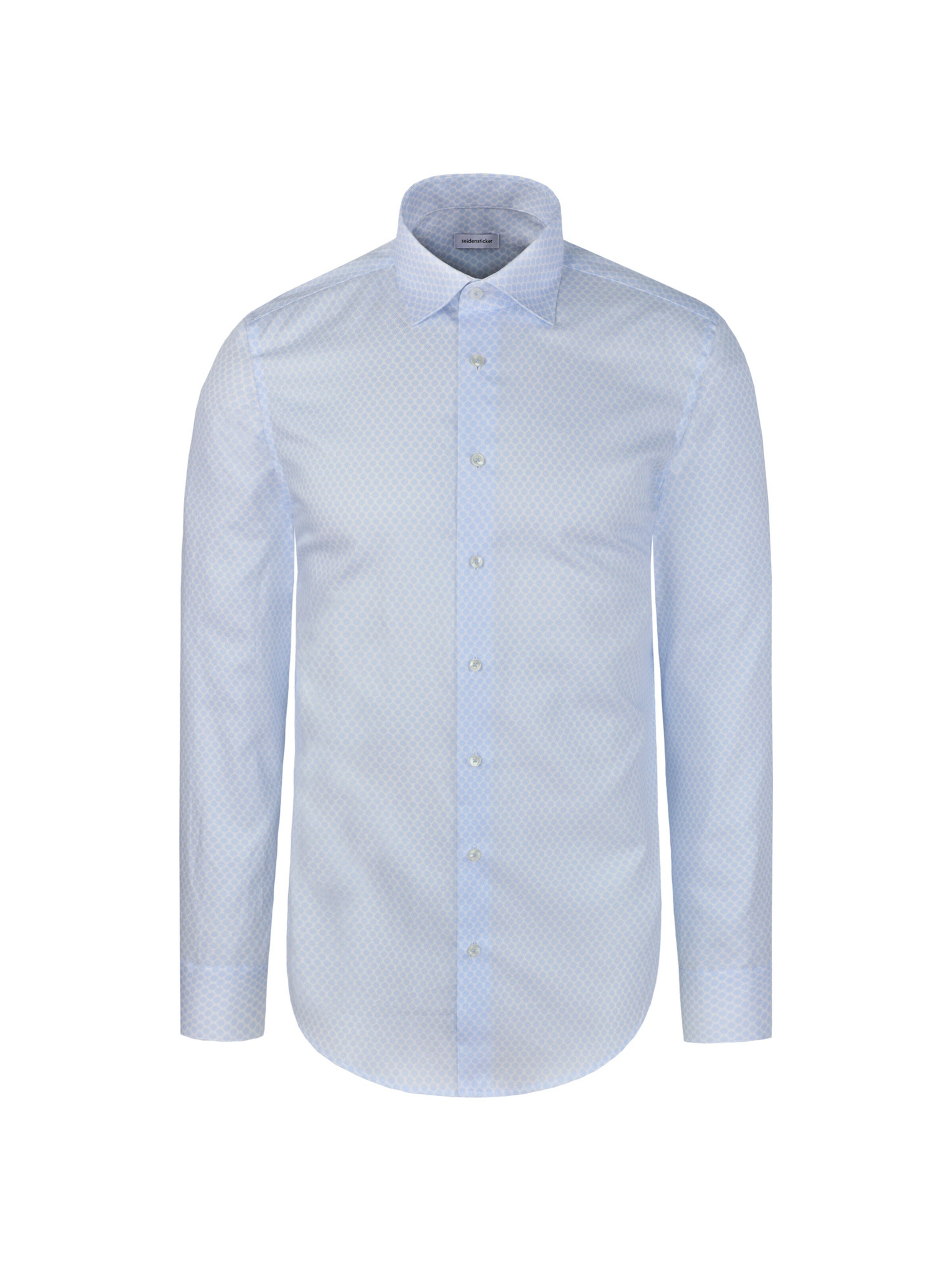 Coupe regular Chemise business 'Schwarze Rose' SEIDENSTICKER en bleu : devant