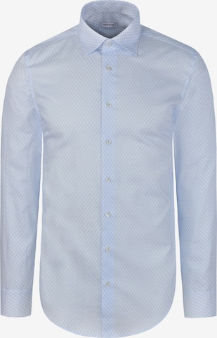 Coupe regular Chemise business 'Schwarze Rose' SEIDENSTICKER en bleu : devant