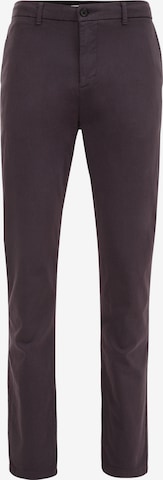 Coupe slim Pantalon chino WE Fashion en gris : devant