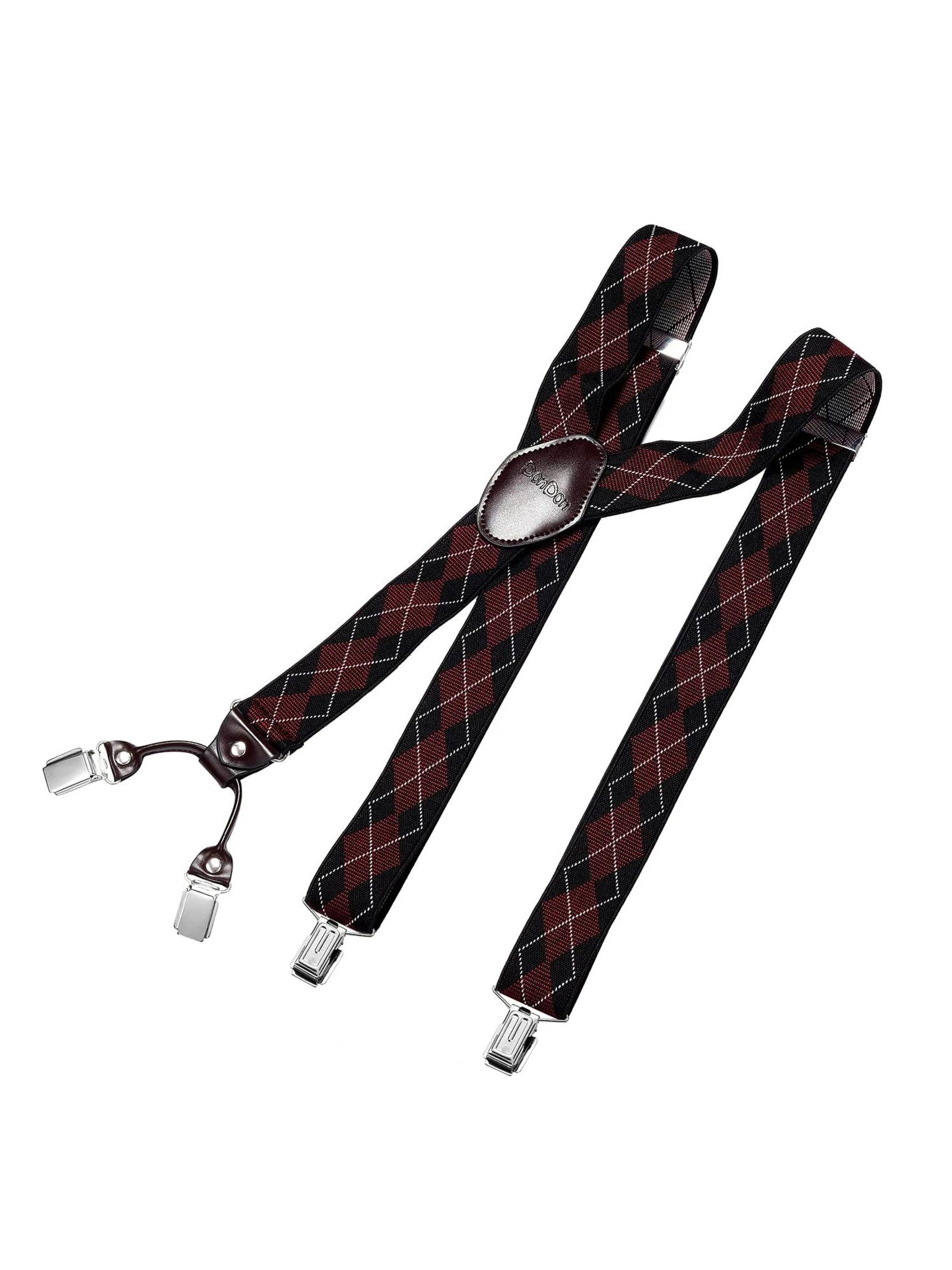 DonDon Suspenders in Red