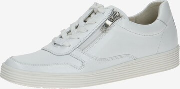 CAPRICE Athletic Lace-Up Shoes in White: front